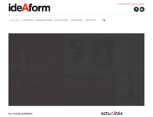 Tablet Screenshot of ideaform.fr